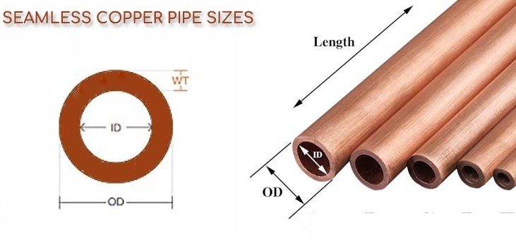 Size Chart Of Seamless Copper Pipe